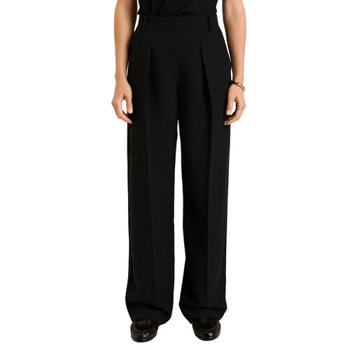 Veronika Maine Double Weave Straight Leg Pant